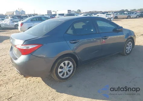 2014 Toyota Corolla L z USA, uszkodzony, nr VIN 2T1BURHE2EC210761